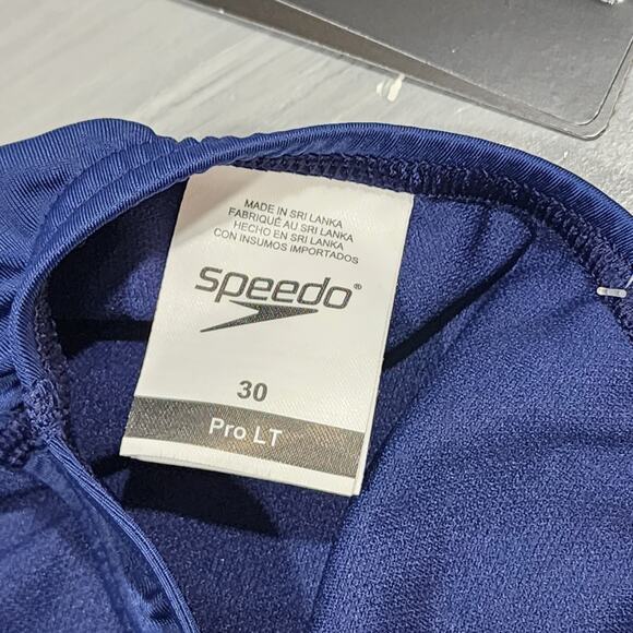 Speedo Pro LT Super‎ Back Swimsuit 30 Nautical Navy Womens - Picture 3 of 7